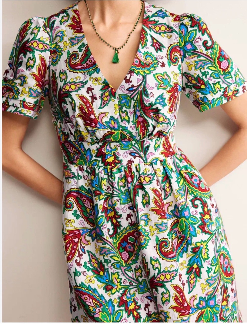 ⭐️Boden Eve Linen Short Dress⭐️